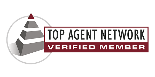 A text banner for the Top Agent Network